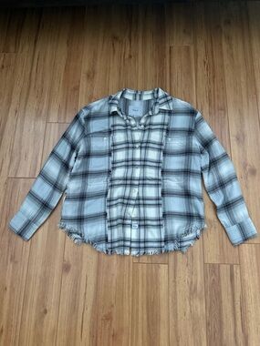 Rails Ronin Mixed Plaid Blouse XS